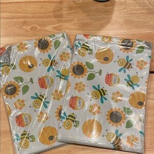 10x13 (100)Bee and Sunflower Themed Poly Mailers